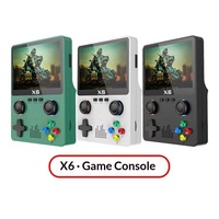 Mesin Game Genggam X6 3D Dual Rocker Arcade 35 Layar HD Besar Retro Nostalgia RPG Role-Playing