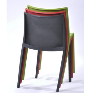 Morezhome Nordique café restaurant empilable en plastique moderne pas cher chaises de salle à manger - Product Image 6
