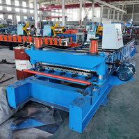 Máquina perfiladora de chapa corrugada de acero galvanizado con motor y rodamientos para la producción de materiales de construcción