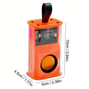 Hot Selling <b>Desk</b> Speaker Smart Wireless RGB Speaker Mini Transparent Speaker for Tablet <b>Computer</b> Cellphone - Product Image 2