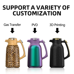 Custom Logo Large Capacity Double Wall Insulated Stainless Steel Vacuum Tea Coffee Pot Water <strong>Jug</strong> 2.<strong>2L</strong> Thermo <strong>Jug</strong> - Product Image 5