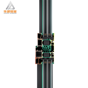 Высококачественный системный дверной и оконный алюминиевый профиль, оптовая продажа, Теплоизоляционный экструдированный алюминиевый профиль - Product Image 3