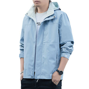 Chaqueta de Motocicleta con Capucha Desmontable para Hombre, Nueva Versión Coreana de Invierno, Estilo Casual, Delgada, Juvenil, Impermeable, a la Moda y Cómoda - Product Image 2