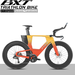 BXT 2026 Nueva Bicicleta de Contrarreloj de Fibra de Carbono con Grupo Electrónico de Cambio, Compatible con <span class=keywords><strong>Bicicletas</strong></span> de Carretera para Contrarreloj, LTWOO ERX 24 Velocidades - Product Image 6
