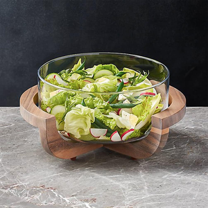 <span class=keywords><strong>Cuenco</strong></span> de cristal transparente cilíndrico de gran capacidad barato, <span class=keywords><strong>cuenco</strong></span> de cristal saludable respetuoso con el medio ambiente reutilizable - Product Image 3