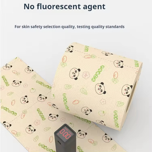 Wholesale Eco-Friendly Bamboo Toilet Paper Disposable 1/2/3/4 Ply Tissue Paper Natural OEM Gsm <b>Cheap</b> Price Rolling Core - Product Image 5