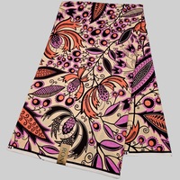 Lot de tissus imprimés à la cire 100% coton, motifs variés, style africain Ankara