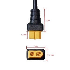 สายเคเบิล XT60 ตัวเมีย ต่อกับ DC5521 ตัวเมีย |   โมเดล RC และสายอะแดปเตอร์แปลงไฟแบตเตอรี่ LED - Product Image 3