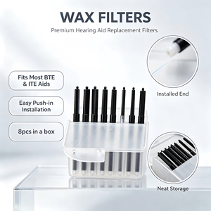 Retone Cerustops Promax Minifit Filtre anti-cire pour aide auditive à 2 canaux, écologique, classe II, réduction du bruit, protection contre la cire - Product Image 2