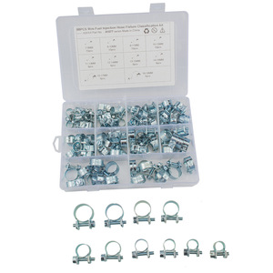 <b>Mini</b> Fuel Hose <b>Clamp</b> Kit 88Pcs Carbon Steel A1077 for Repair Replace - Product Image 4
