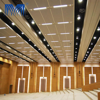 Gancho en el sistema colgante de barandilla falsa Ambas rejillas Azulejo de rejilla falsa Tira de metal Deflectores de fieltro de techo Techo de aluminio ignífugo