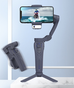 <span class=keywords><strong>Trépied</strong></span> Pliable F11 F12 3 Axes avec Suivi de Visage Automatique IA, Stabilisateur Gimbal Réglable à 360° pour Streaming TikTok - Product Image 1