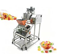 Machine extrudeuse automatique pour la fabrication de bonbons durs, de bonbons gélifiés, de bonbons aux fruits, de bonbons en forme d'anneau, de bonbons mous, de bonbons acidulés et de chocolats, pour usage domestique
