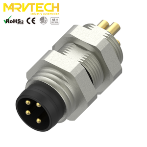 Carcasa de Zinc Fundido a Presión, Recubierta de Latón/Oro, con Clasificación IP67, 60V 4A, para FSAM4F-L, para Uso Automotriz - Product Image 1