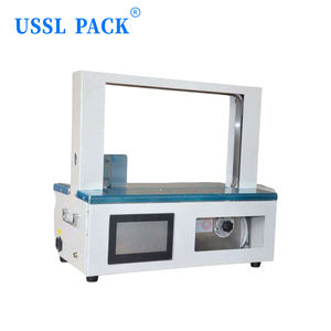 Macchina Semi-Automatica GS-2046 per Sigillatura a Caldo e Fasciatura con Nastro di Carta, PLC per Imballaggio Alimentare con Film OPP - Product Image 3