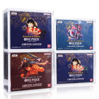 Boîte de protection magnétique en acrylique résistante aux UV pour la boîte de rappel One Piece TCG OP-01 en anglais (boîte de booster) pour jeu de cartes à collectionner