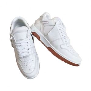 Baskets basses blanches de créateur pour hommes et femmes, chaussures décontractées avec lacets en forme de flèche, style basketball, doublure en maille - Product Image 2