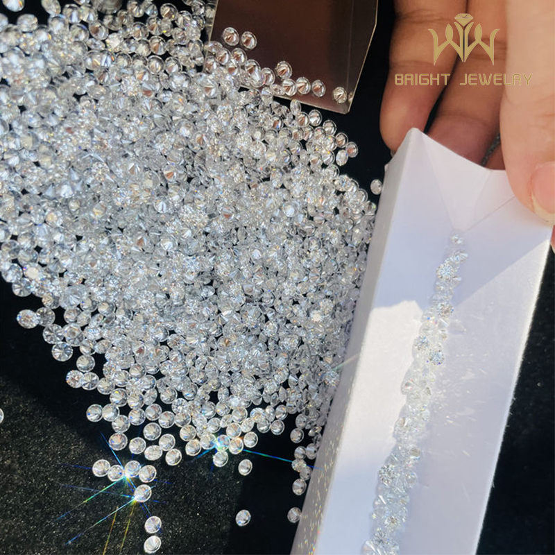 Лабораторный бриллиант Mele 0,8-3,3 мм Def Vs1 Melee Cvd Hpht бриллиант белый круглый свободный алмаз