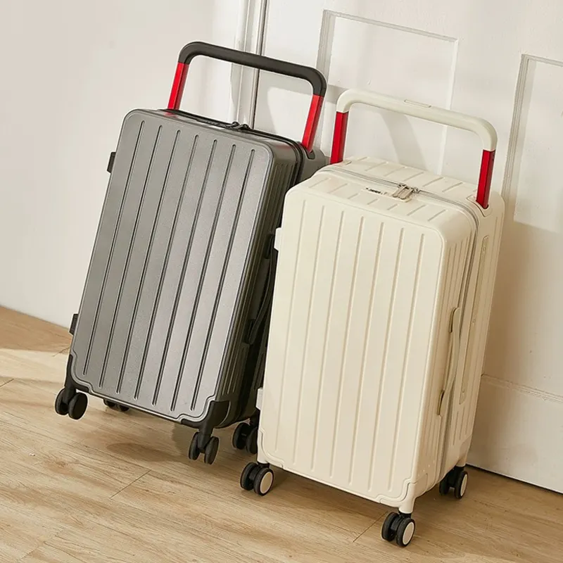 नि: शुल्क नमूने ट्राली रोलिंग सेट हाथ केबिन यात्रा सूटकेस सामान बैग/बैग सामान