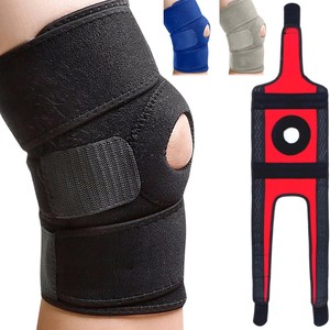 Fitness <span class=keywords><strong>genou</strong></span> soutien rotule ceinture élastique Bandage bande Sport sangle genouillères bande de protection pour genouillère - Product Image 2