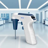 Pistolet contrôleur de pipette ergonomique activé par la lumière pour pipettes sérologiques en verre et en plastique Remplisseur de pipette Levo Plus