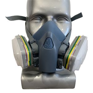 Masker <span class=keywords><strong>Gas</strong></span> setengah wajah silikon ringan untuk pekerjaan las dan solder - Product Image 1