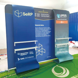 Triển lãm Khung vải căng thẳng ảnh gian hàng gấp lều Pop Up Backdrop nhôm 10x10 triển lãm thương mại hiển thị đứng - Product Image 3