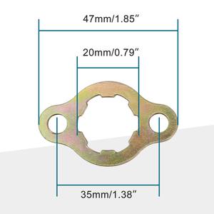ชุดตัวยึดเฟืองโซ่20มม. Goofit ชุดเปลี่ยนสำหรับ50cc 70cc <span class=keywords><strong>90cc</strong></span> 110cc 125cc 150cc ATV จักรยานสกปรกจักรยานไป <span class=keywords><strong>Kart</strong></span> PIT BIKE - Product Image 3