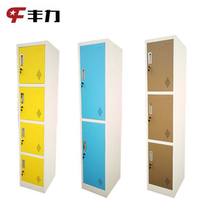 Casier métallique pliable moderne à 4 portes, armoire en acier, boîte métallique pour chambre, entrepôt, personnel d'hôtel, salle de sport, école et atelier - Product Image 6
