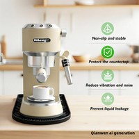 Meilleures ventes - Tapis de machine à café en silicone de qualité alimentaire, style minimaliste, antidérapant, anti-fuite, plateau de bar