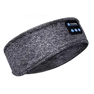 Bluetooth Sleeping Earphones Sports Headband Thin Soft Elastic Comfortable Wireless Music Earphones Eye Mask For Side Sleeper
