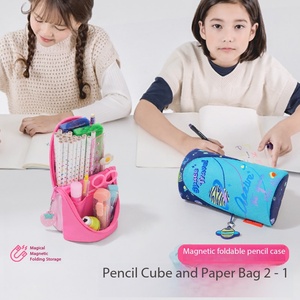 Astuccio Creativo di Nuovo Stile in Tessuto Oxford di Grande Capacità con Chiusura a Cerniera per Ragazzi e Ragazze, <span class=keywords><strong>Cancelleria</strong></span> di Alta Qualità per Scuole e Uffici - Product Image 2