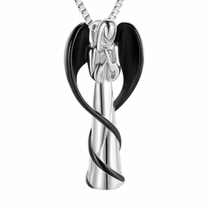 IJD9739 سلسلة ملاك مقدس السماء سوف تبارك دائمًا رف تذكارية من الفولاذ المقاوم للصدأ - Product Image 2