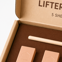 Boîte cadeau en carton ondulé pour gloss à lèvres de qualité supérieure, avec insert personnalisé, emballage en papier cosmétique pour coffret beauté
