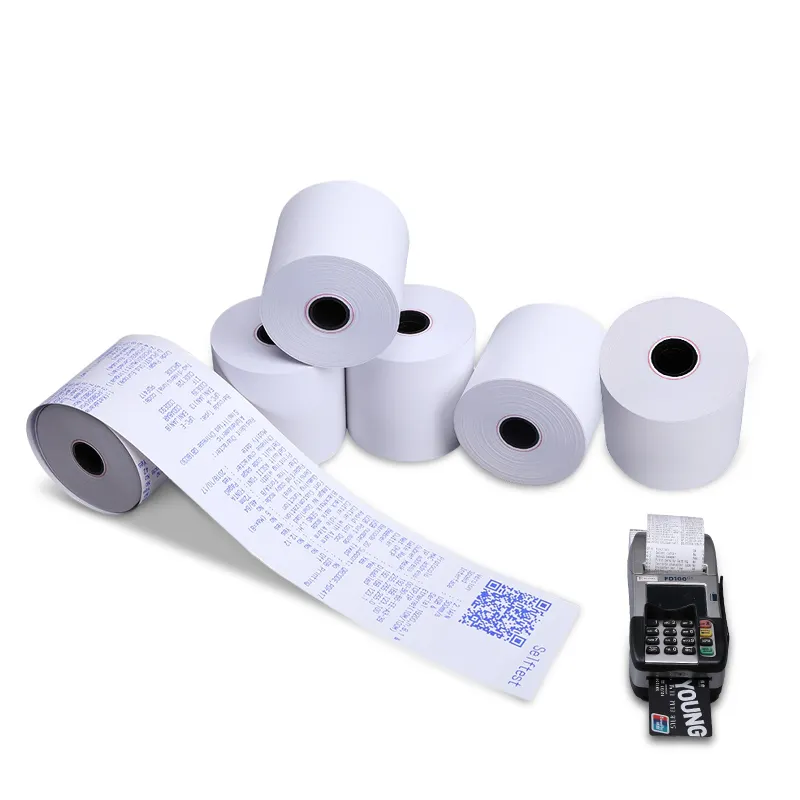 Factory Cheap price 58mm thermal cash register paper thermal printed paper rolls