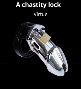 กรงล็อคอวัยวะเพศชายซิลิโคนสีชมพูและสีดำพร้อมแหวนอวัยวะเพศชาย5อันอุปกรณ์เซ็กส์ทอย - Product Image 3