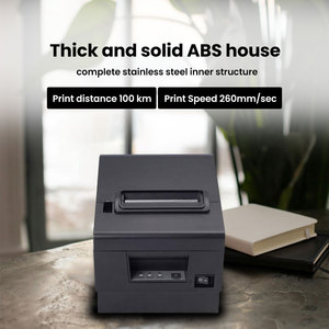 Stampante Termica <span class=keywords><strong>Laser</strong></span> POS da 80mm, Stampante per Ricevute POS, Macchina POS con Opzione Wi-Fi, Stampante con Cassetto Portadenaro per Vendita al Dettaglio - Product Image 2