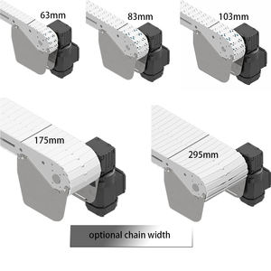 Aangepast Ontwerp Van Hoge Kwaliteit Plastic Flexibele Kettingtransportband Lijn Voor Dranklevering - Product Image 4