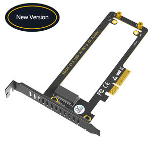 Règle PCI-E 4.0 4X à NVMe 1U GEN-Z EDSFF 9.5mm 15mm 25mm Epaisseur SSD court E1.S avec dissipateur thermique PM9A3 PM9D3 P5801X Carrier - Product Image 1