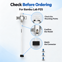 Part Printer 3D Grosir, Basis Pemanas Keramik dengan Blok Isolasi Termal untuk Perakitan Hotend Extruder Bambu Lab P2S