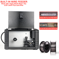 Soudeuse MIG sans gaz, à fil fourré, de haute qualité, à bas prix, 220V 120A, inverseur MMA Zx7, électrode, sans gaz, CO2