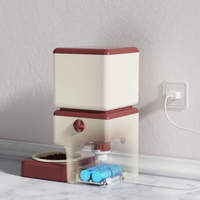 Réglage de grande capacité de la quantité de nourriture 1-4 repas, fonctionnement simple de la section d'alimentation, chargeur automatique