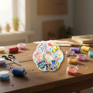 Set di perline Ilan 10x10cm colori assortiti per lavori artigianali - Product Image 2