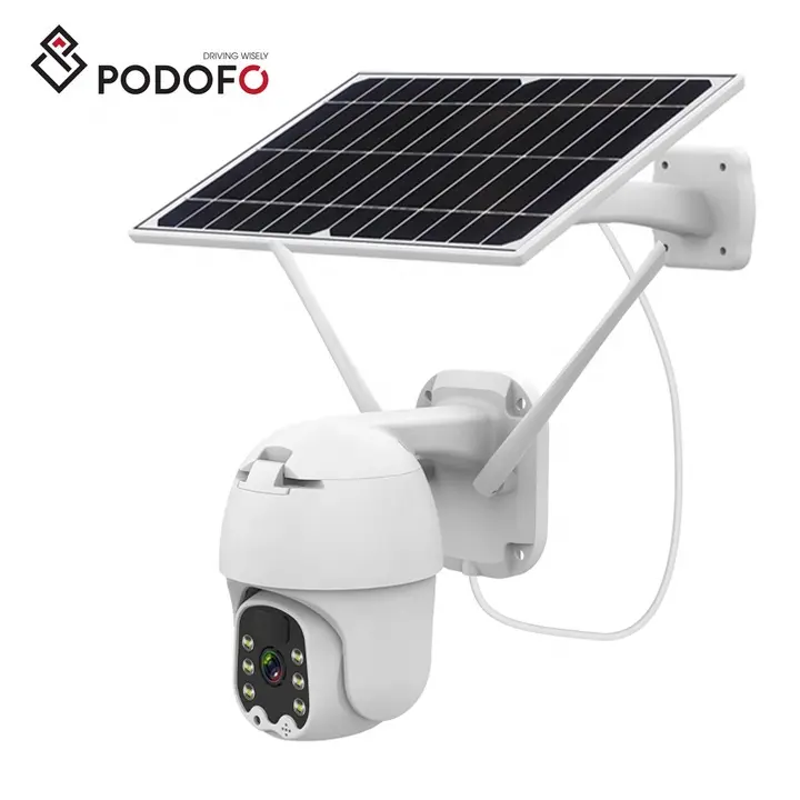 Podofo 200W Alarm Beveiliging Draadloze Solar Bewaking Camera 1080P Wifi Cctv Camera Hd Kleur 355 Video Digitale Camera