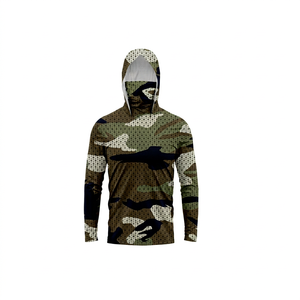 Ropa de Pesca Personalizada, Camiseta de Pesca de Manga Larga para Hombre, Sudadera de Secado Rápido para Actividades al Aire Libre, Sudadera con Capucha de Verano, Sudadera con Capucha Cómoda para Pesca - Product Image 1