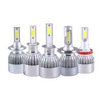 Usine En Gros Super Lumineux C6 Voiture Lumières 880 H1 H3 9005 9006 H11 Auto Voiture LED Phares Ampoules