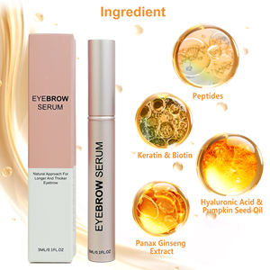 Soin de croissance des <span class=keywords><strong>sourcils</strong></span> biologique à base de plantes, kit d'amélioration des <span class=keywords><strong>sourcils</strong></span> avec brosse douce et liquide, sérum rehausseur de <span class=keywords><strong>sourcils</strong></span> sans huile, marque privée - Product Image 3