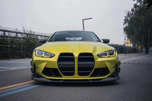 ชุดแต่งคาร์บอนไฟเบอร์สำหรับ BMW G80 G82 M3 M4 รุ่น AE สไตล์  ประกอบด้วยลิ้นหน้า ดิฟฟิวเซอร์ สปอยเลอร์ สเกิร์ตข้าง สภาพใหม่ ชุดแต่งอัพเกรด - Product Image 3