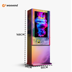 Woovending thuốc lá Mini Máy bán hàng tự động cho Nicotine CBD zyn sản phẩm ID Scanner tuổi xác minh Màn hình cảm ứng máy bán hàng tự động - Product Image 5