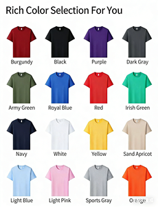 T-Shirt Unisex in Cotone 100% 180gsm, 16 Colori, Tinta Unita, Traspirante, Antipiega, Vestibilità Comoda - Product Image 4
